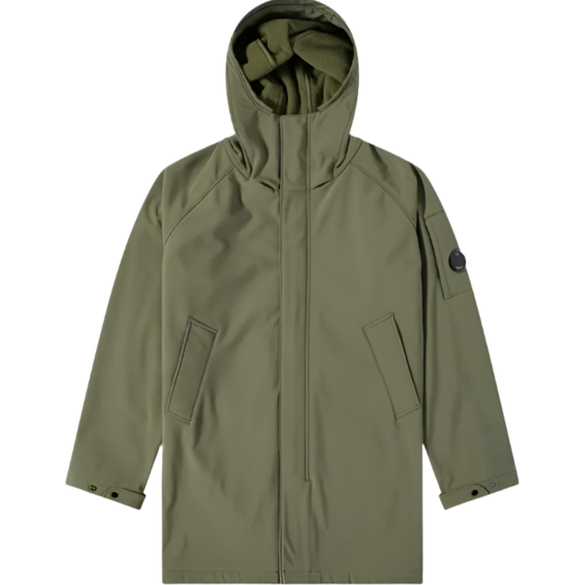 Company Shell-R Soft Shell Khaki Parka Jacket Belascos