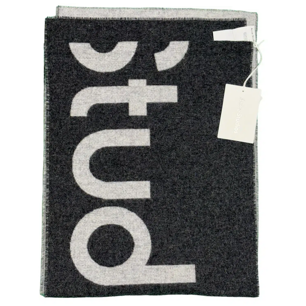 Acne Studios 'Tronty' Wool-Blend Scarf Grey