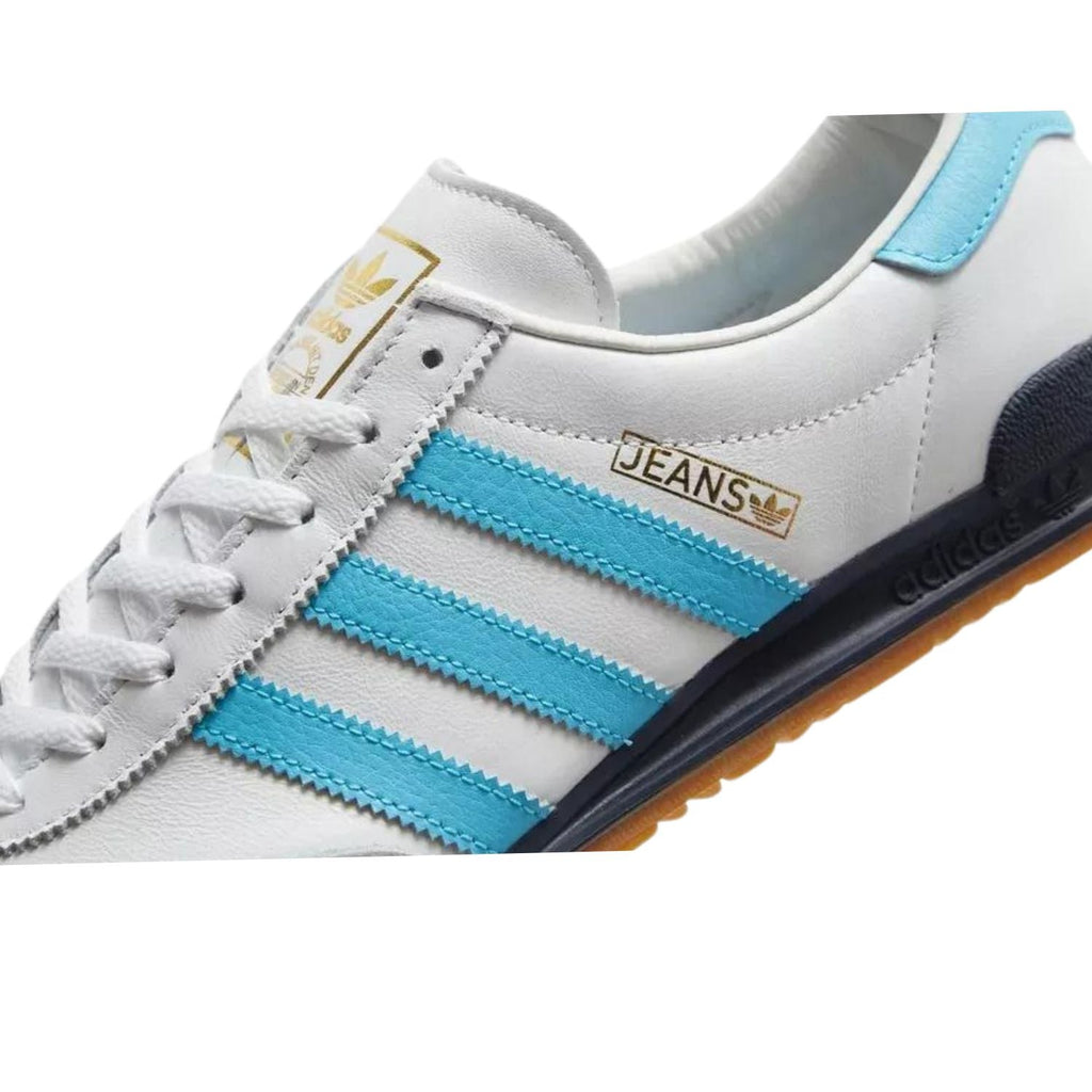 Adidas Originals Jeans White Baby Blue Trainers