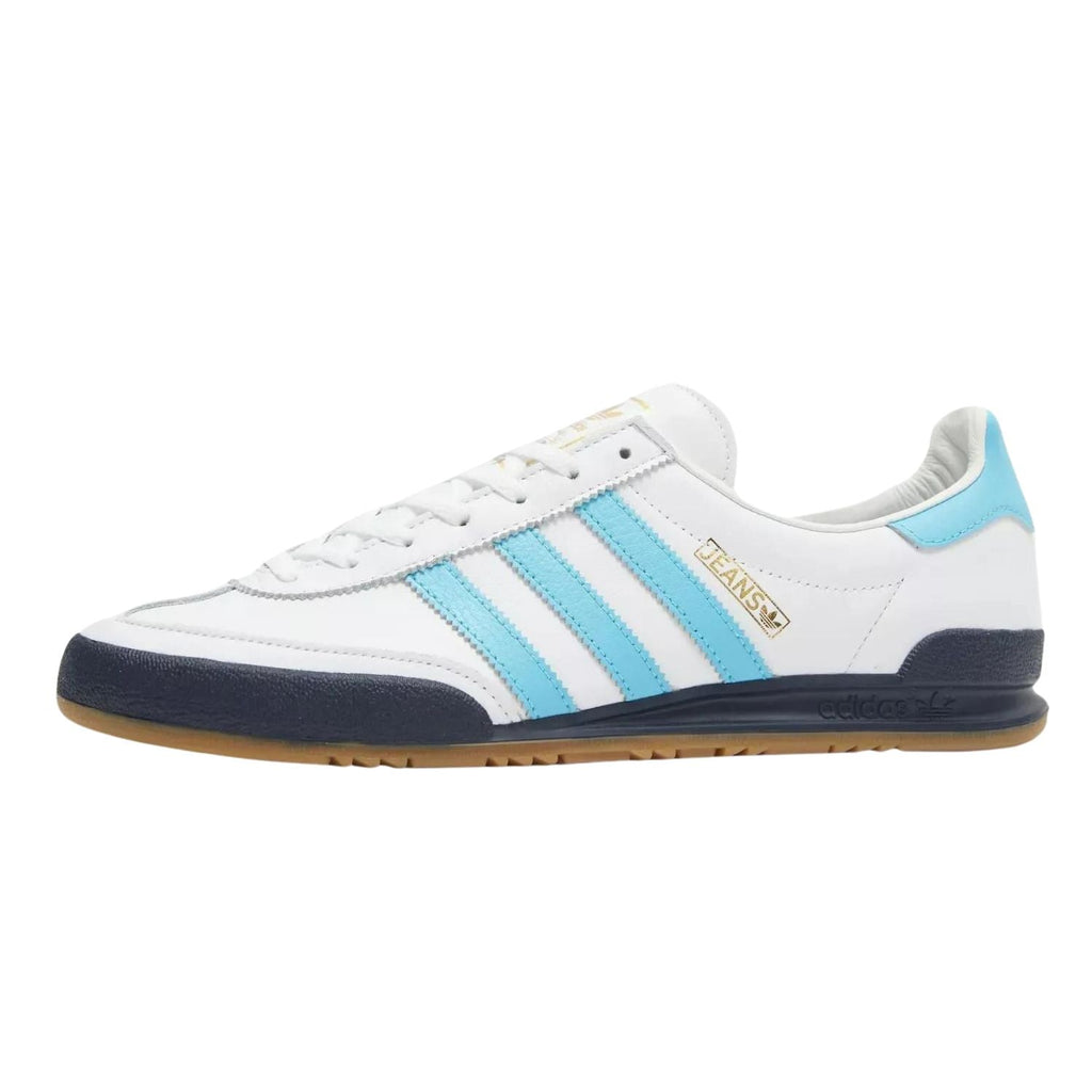 Adidas Originals Jeans White Baby Blue Trainers