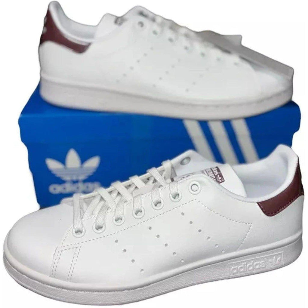 Adidas Originals Women's White Red Stan Smith Trainers