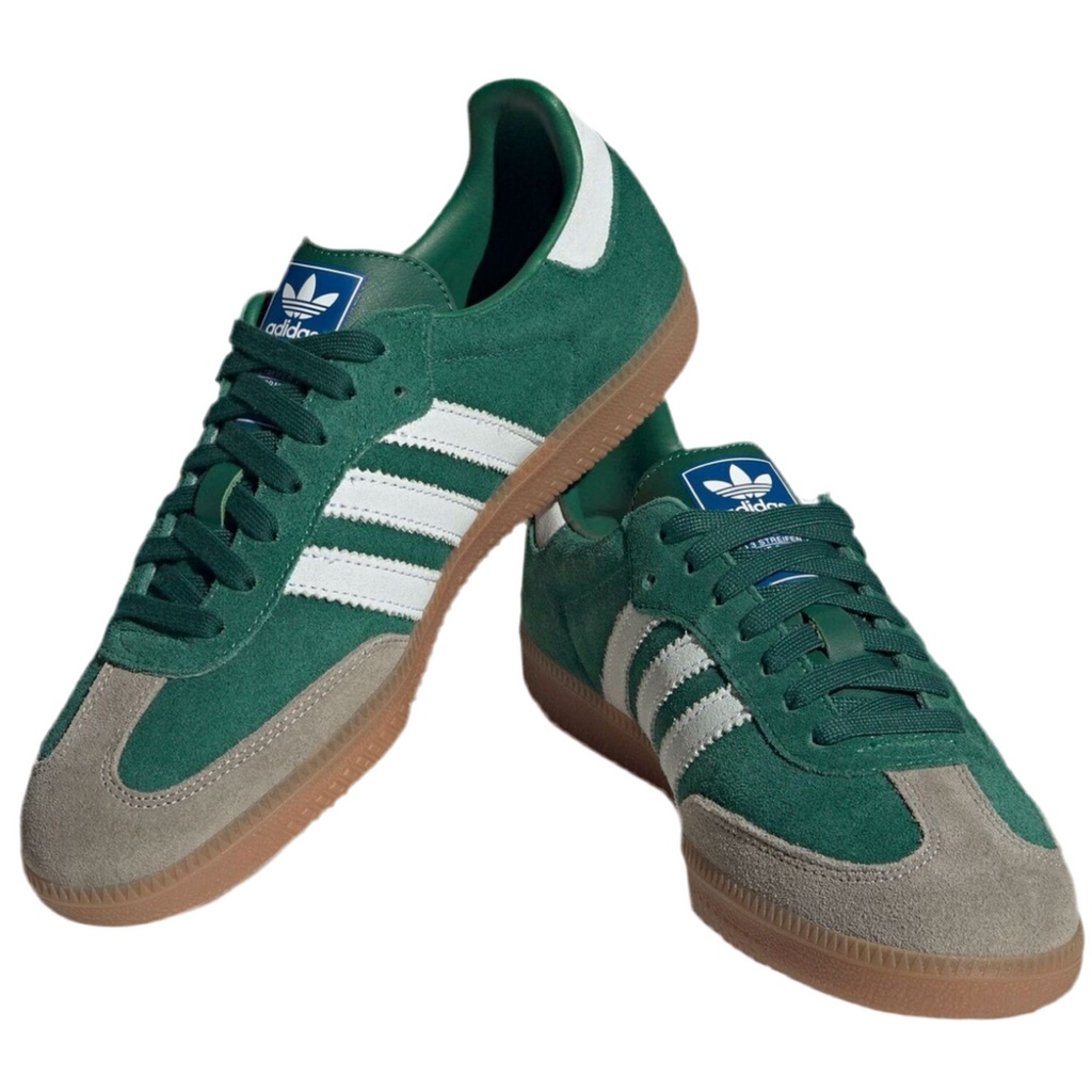 Adidas Samba Green Suede Trainers