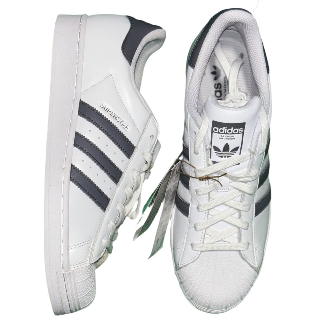 Adidas Superstar Grey White Trainers