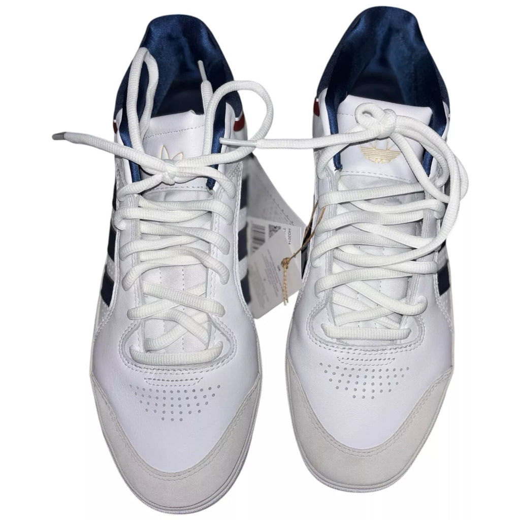 Adidas Tyshawn Mens Trainers White Navy