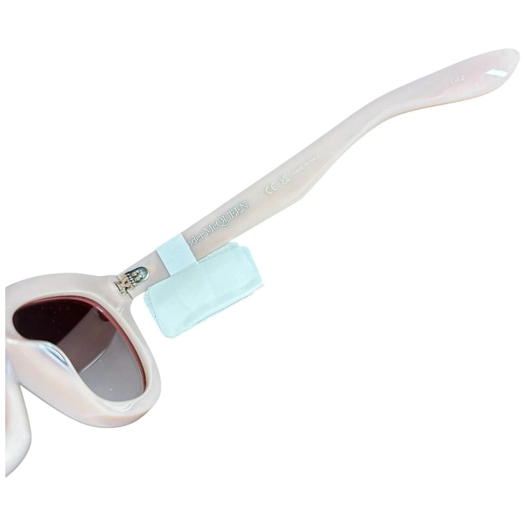 Alexander McQueen Pink Womens Cat-Eye Sunglasses