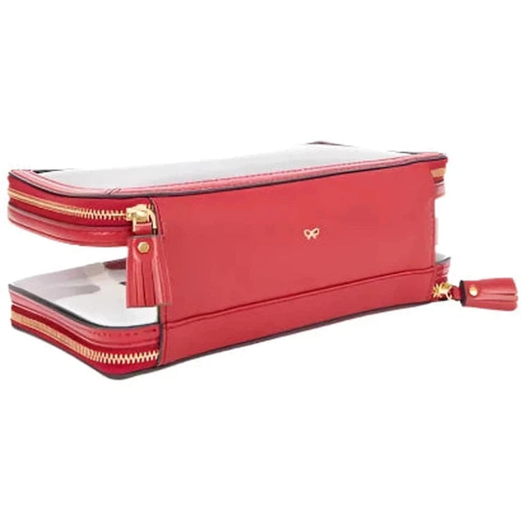 Anya Hindmarch In-flight Nylon Red Cosmetics Case