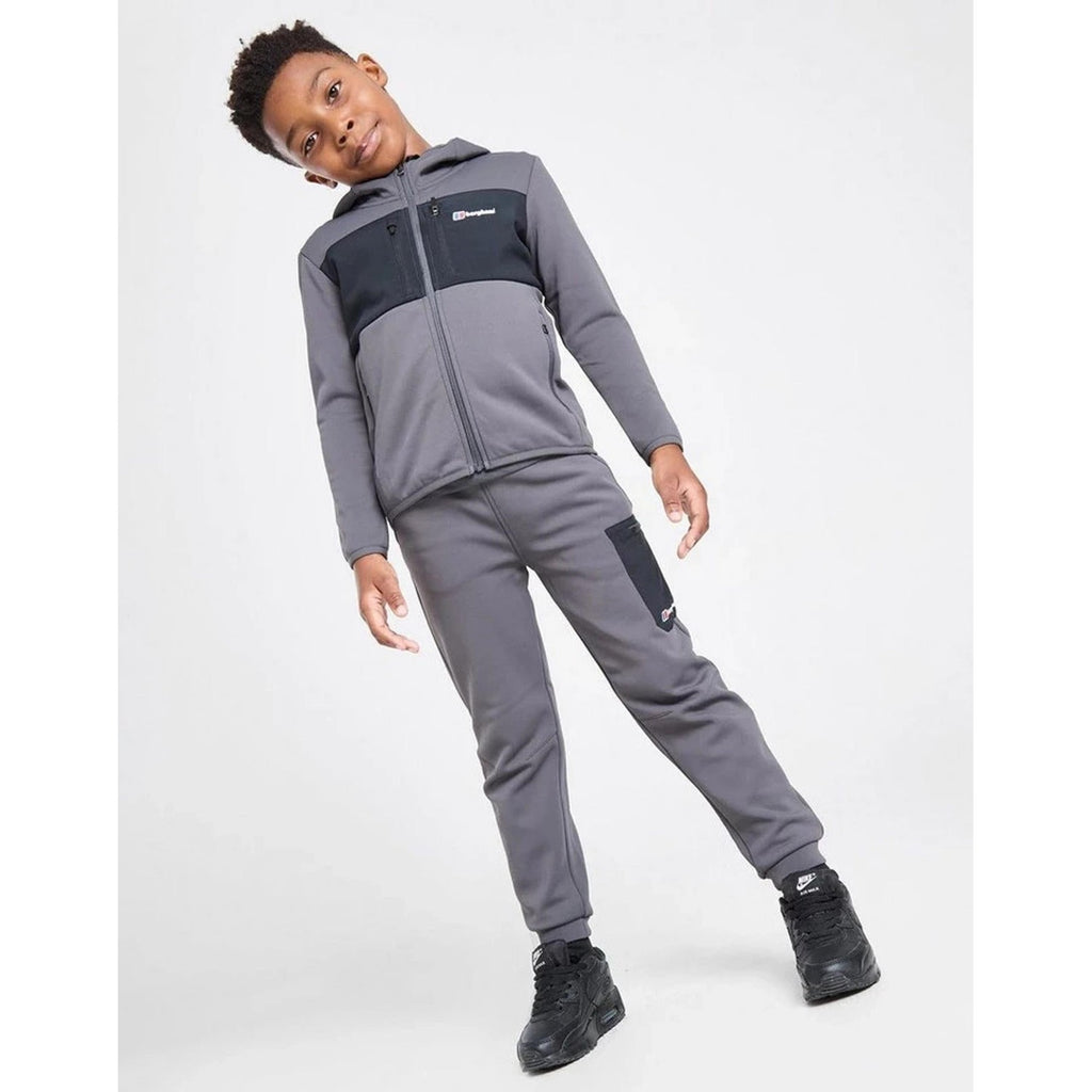 Berghaus Kids Tracksuit Black Grey Set
