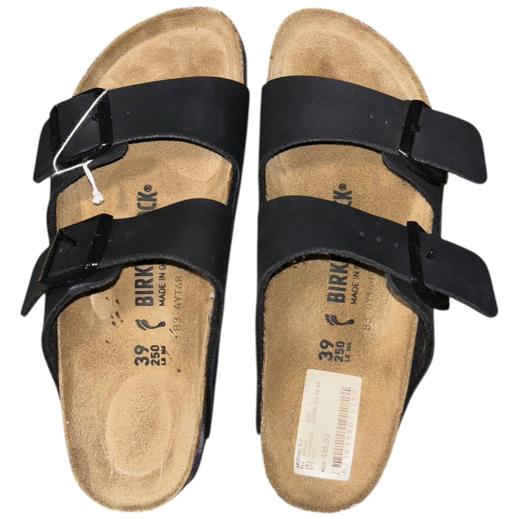 Birkenstock Arizona BS Black Cork Buckle Sandals