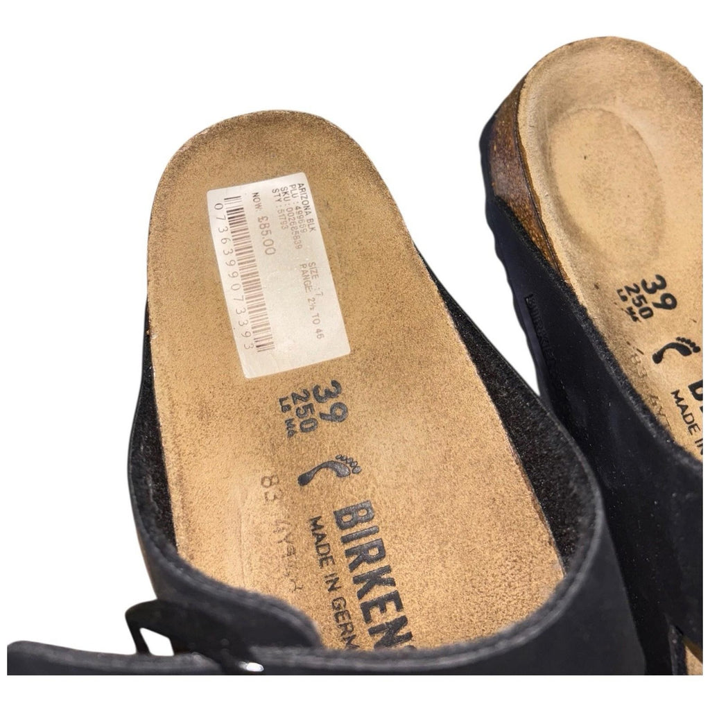 Birkenstock Arizona BS Black Cork Buckle Sandals
