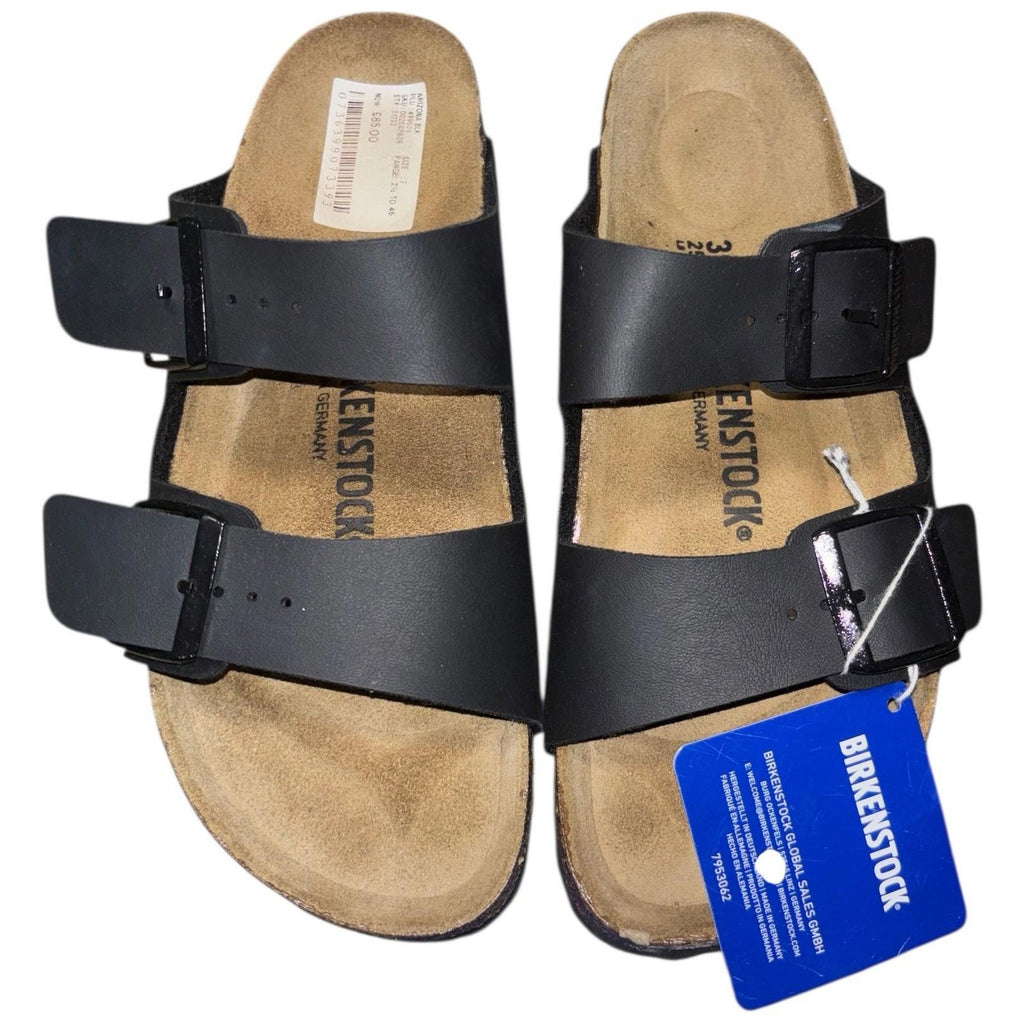 Birkenstock Arizona BS Black Cork Buckle Sandals