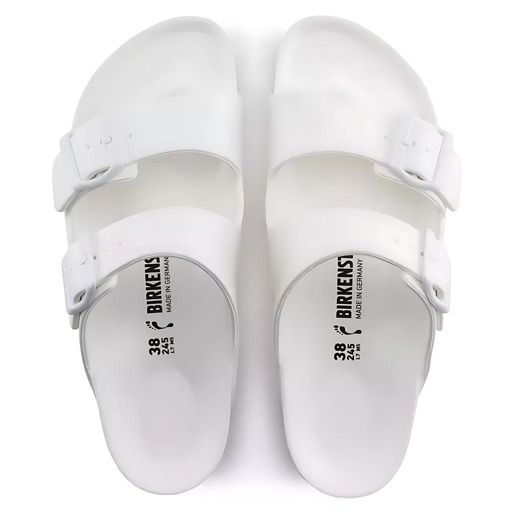 Birkenstock White Arizona EVA Buckle-Up Sandals