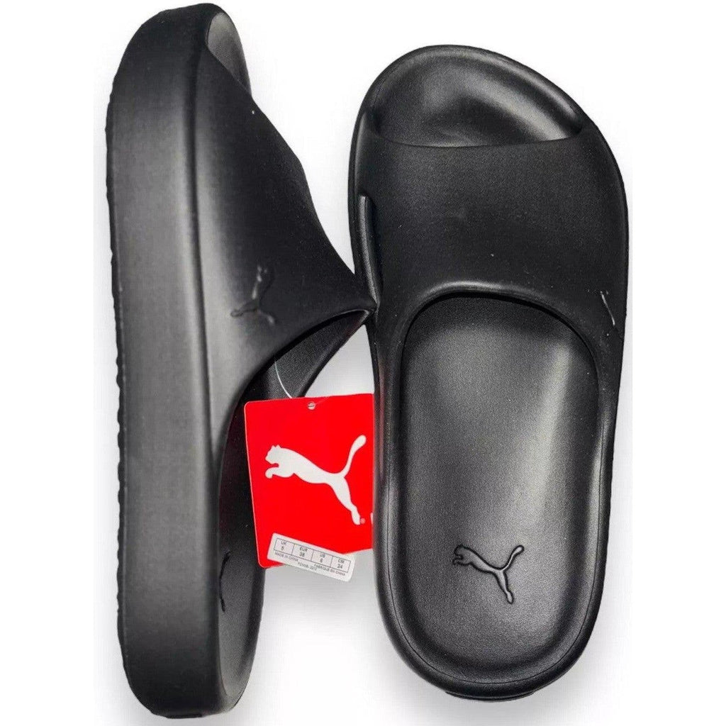 Black Puma Shibui Cat Women's Slides