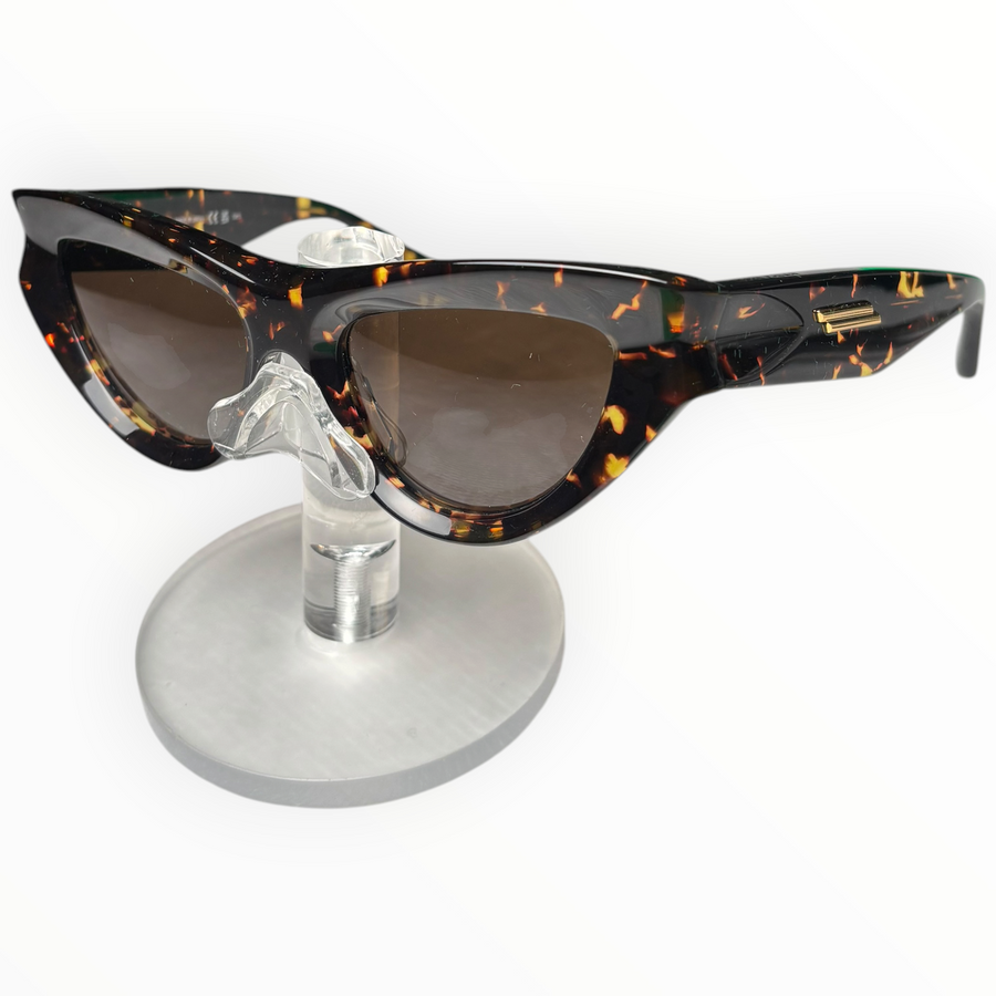 Bottega Veneta BV1121S Havana Cat Eye Sunglasses