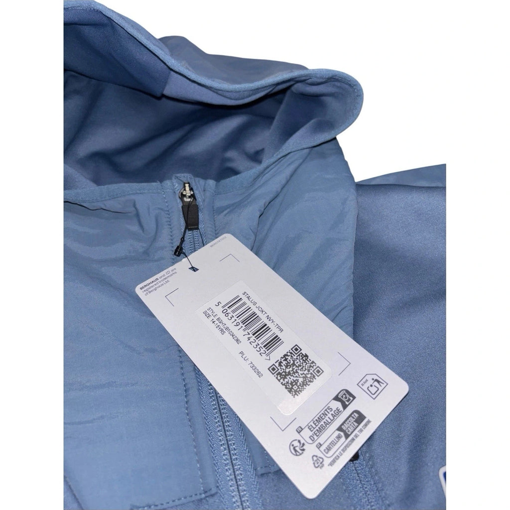 Boys Berghaus Talus Jacket Navy Blue Hooded Coat