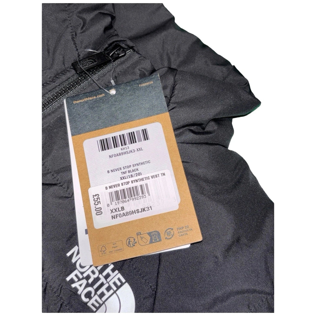 Boys Black Gilet Body Warmer by The North Face