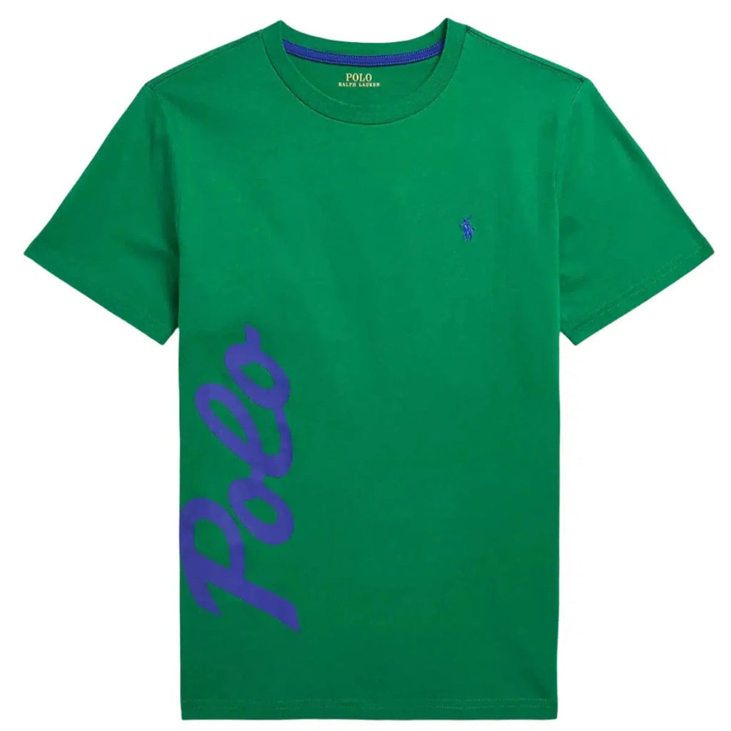 Boys Green Polo Ralph Lauren Pony T-Shirt