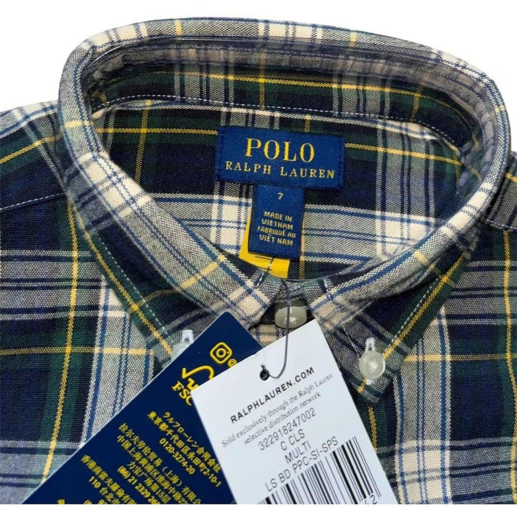 Boys Ralph Lauren Smart Long Sleeve Collared Shirt