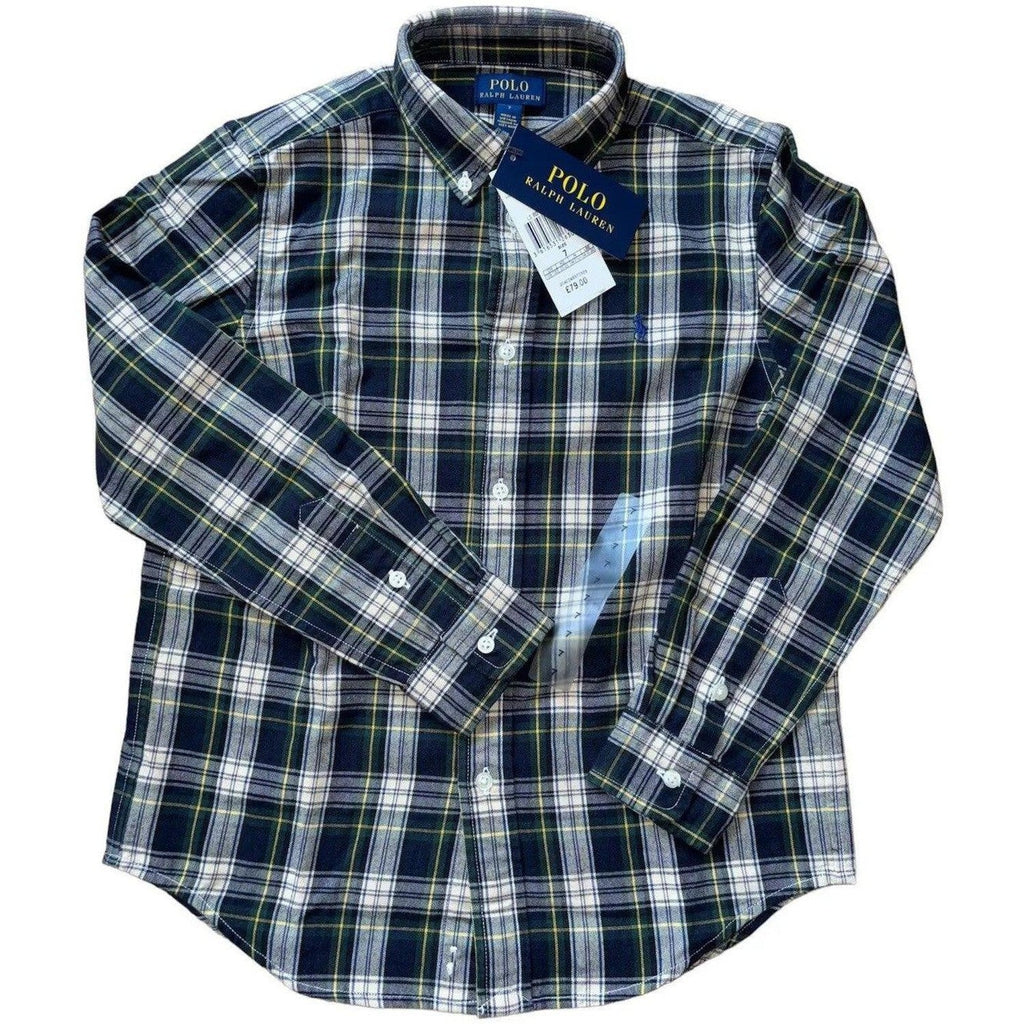 Boys Ralph Lauren Smart Long Sleeve Collared Shirt