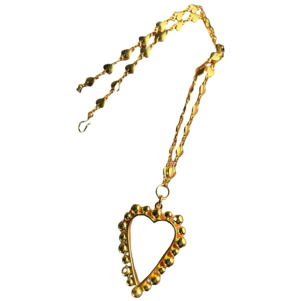 Brinker & Eliza Gold Heart Pendant Necklace