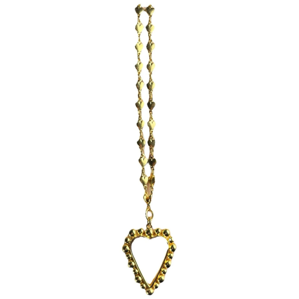 Brinker & Eliza Gold Heart Pendant Necklace