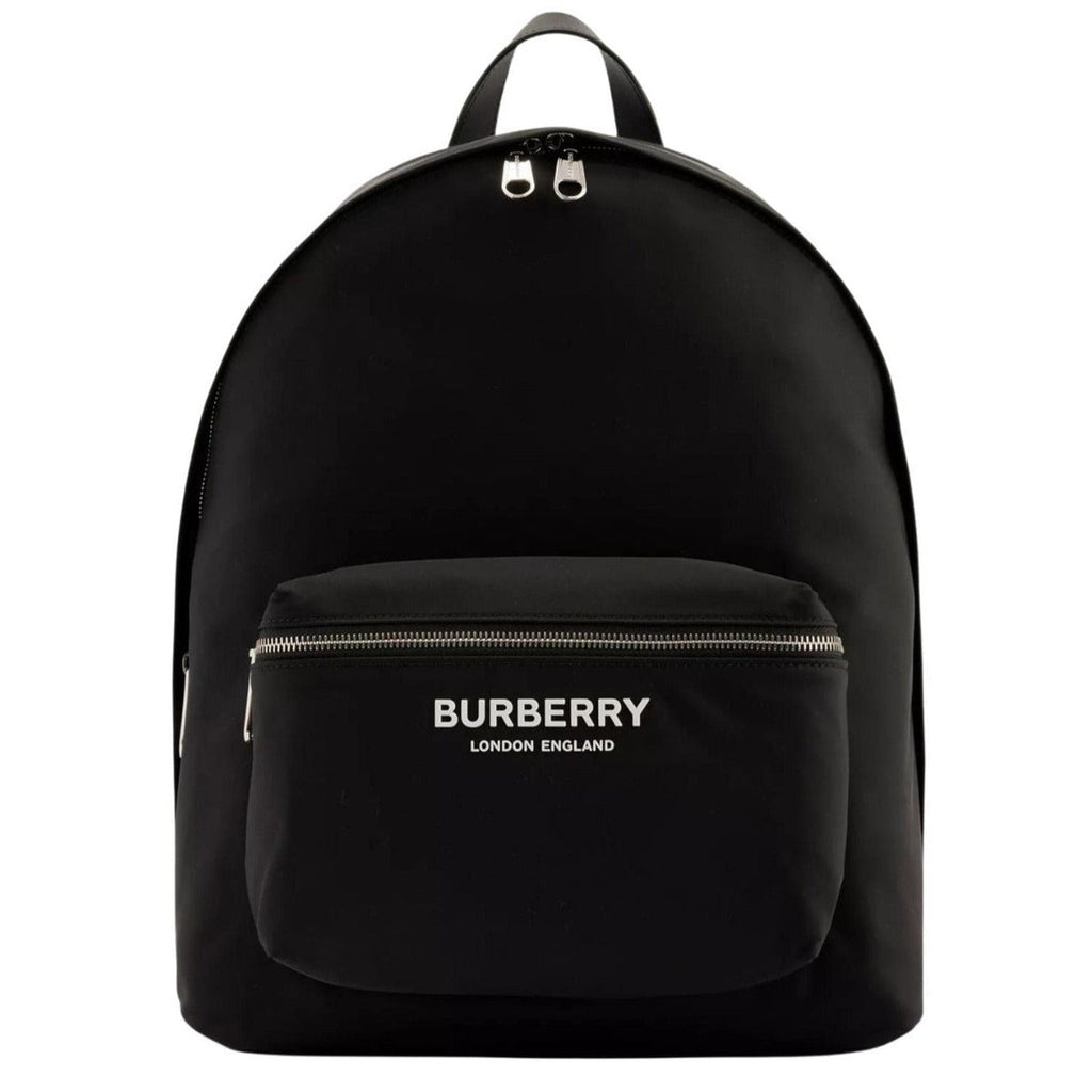 Burberry Jett Black Nylon Zip Backpack