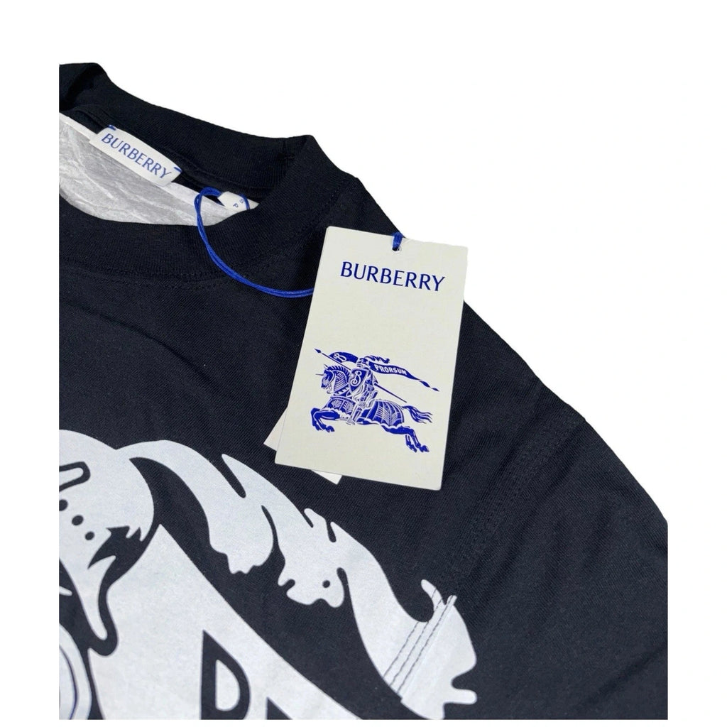 Burberry Men's EKD Equestrian Knight Print T-Shirt White