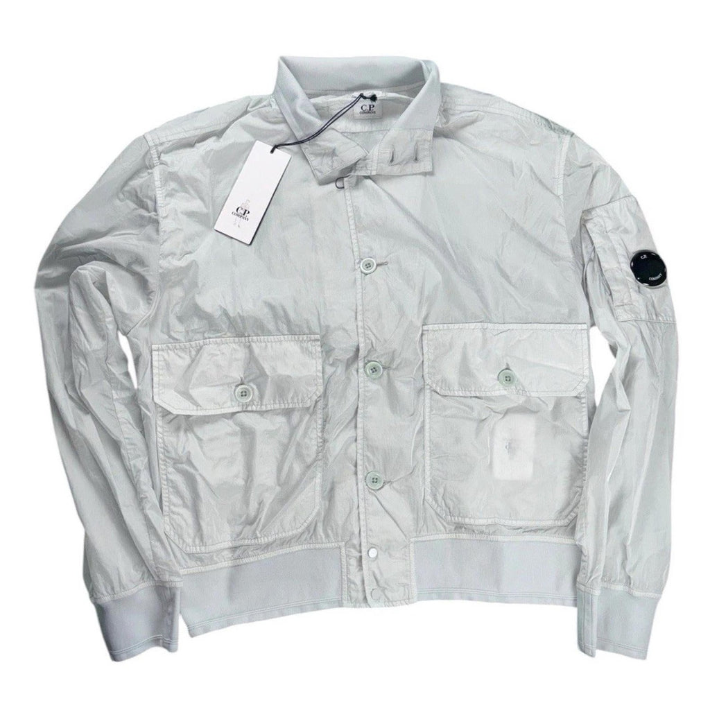C.P. Company Chrome-R Full Button Jacket Blue Fox