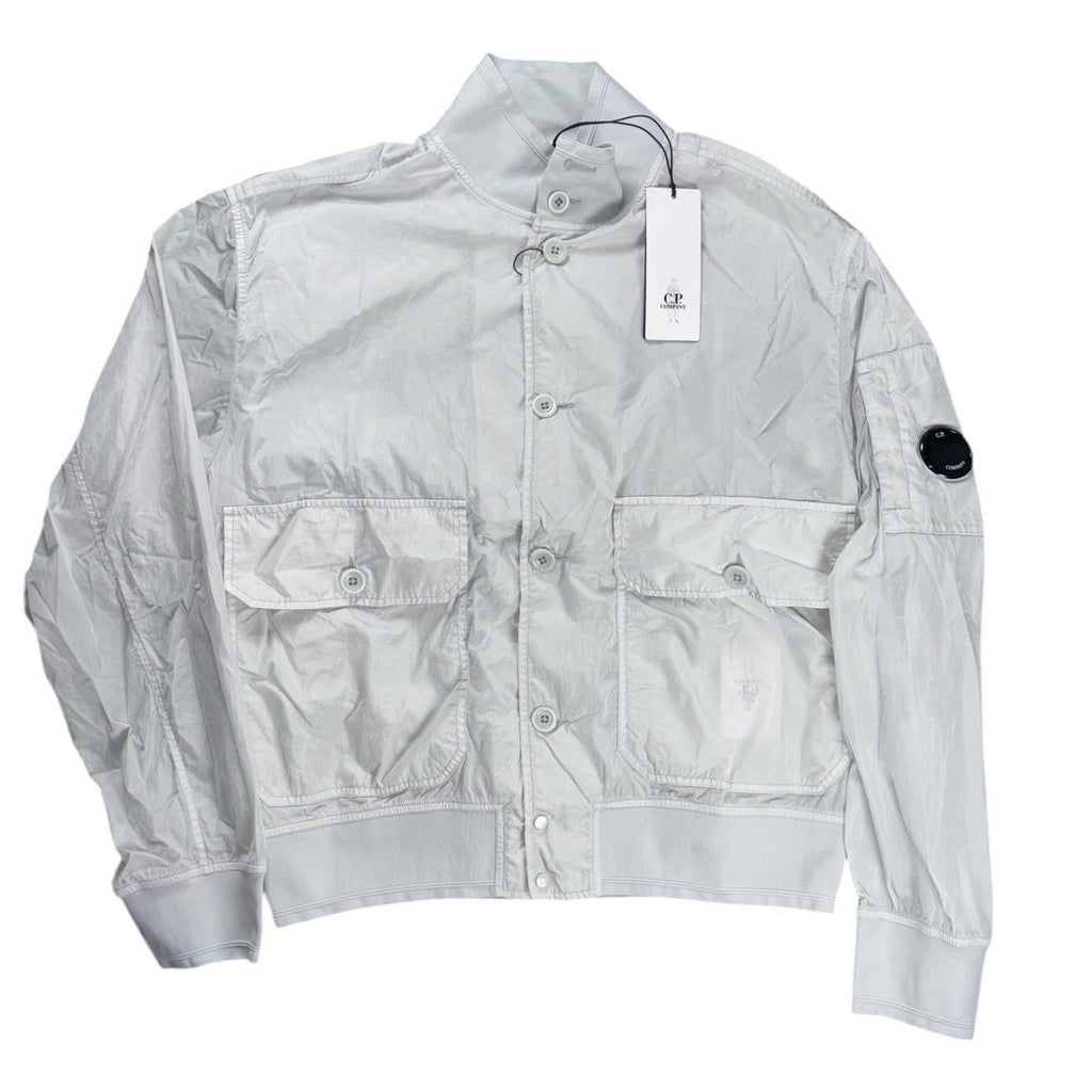 C.P. Company Chrome-R Full Button Jacket Blue Fox