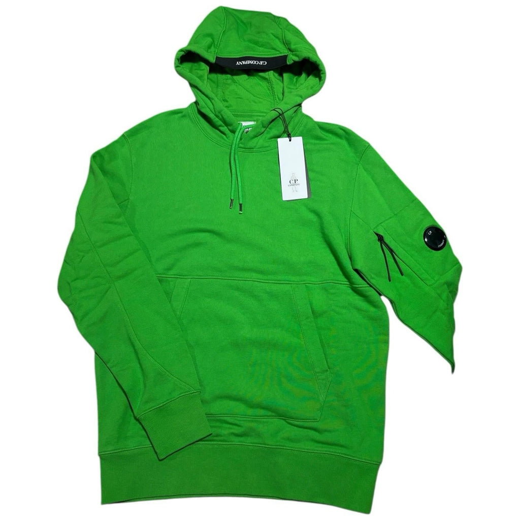 CP Company Hoodie Lens Logo Green