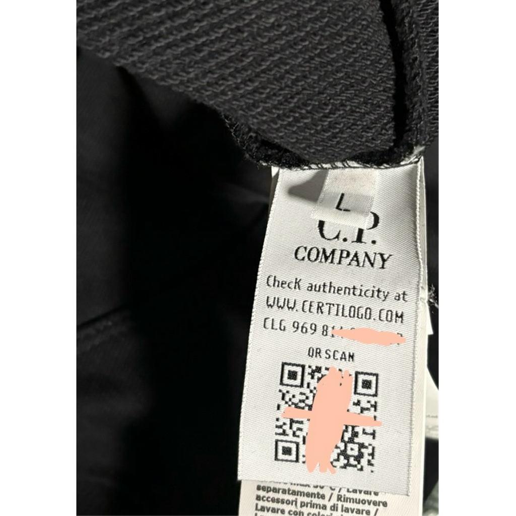 C.P. Company Black Arms Lens Pullover Hoodie