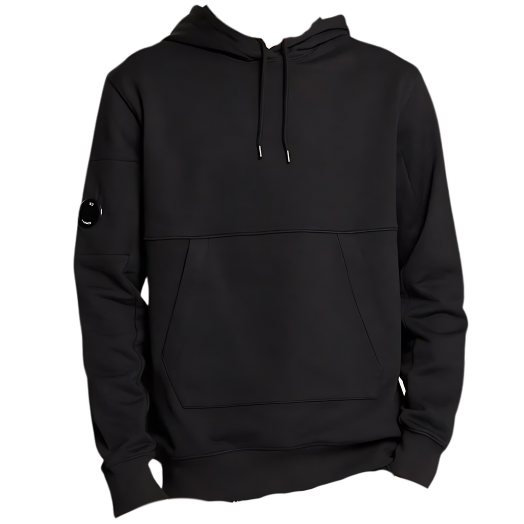 C.P. Company Black Arms Lens Pullover Hoodie