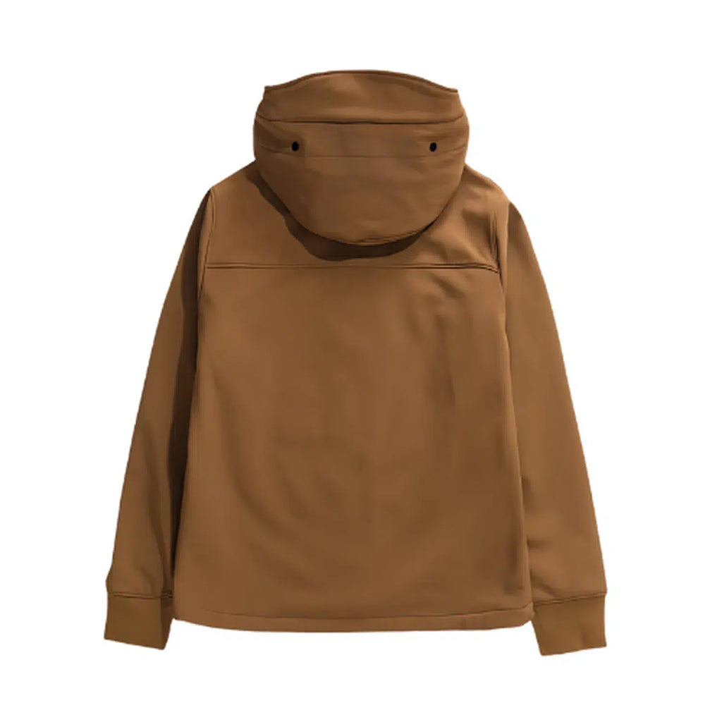 C.P. Company Brown Soft Shell R Goggle Jacket