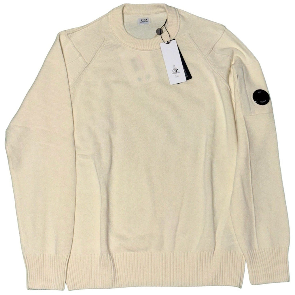 C.P. Company Lambswool Cream Sweater