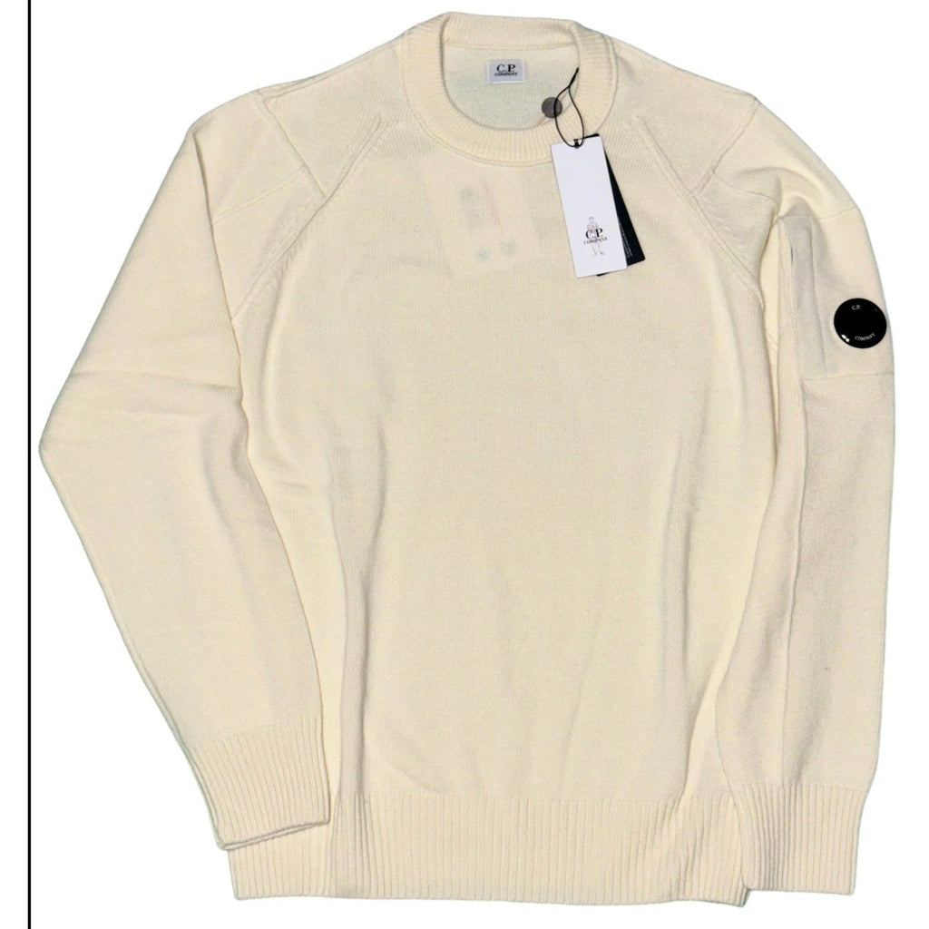 C.P. Company Lambswool Cream Sweater