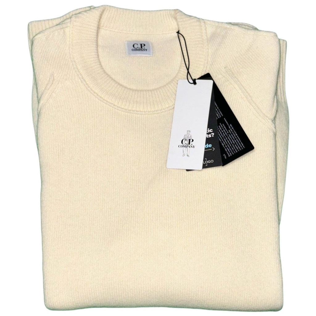 C.P. Company Lambswool Cream Sweater