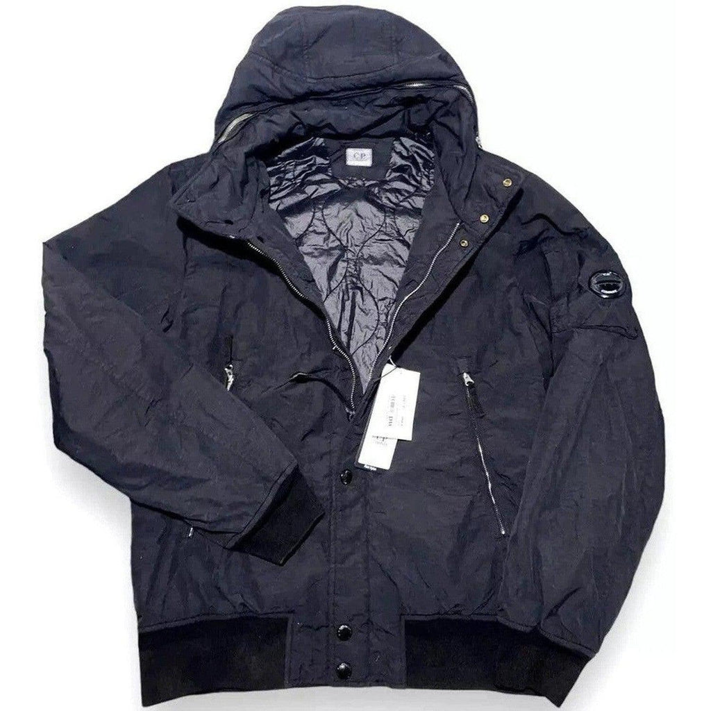 C.P. Company Men's Black Bomber Down Lens Jacket