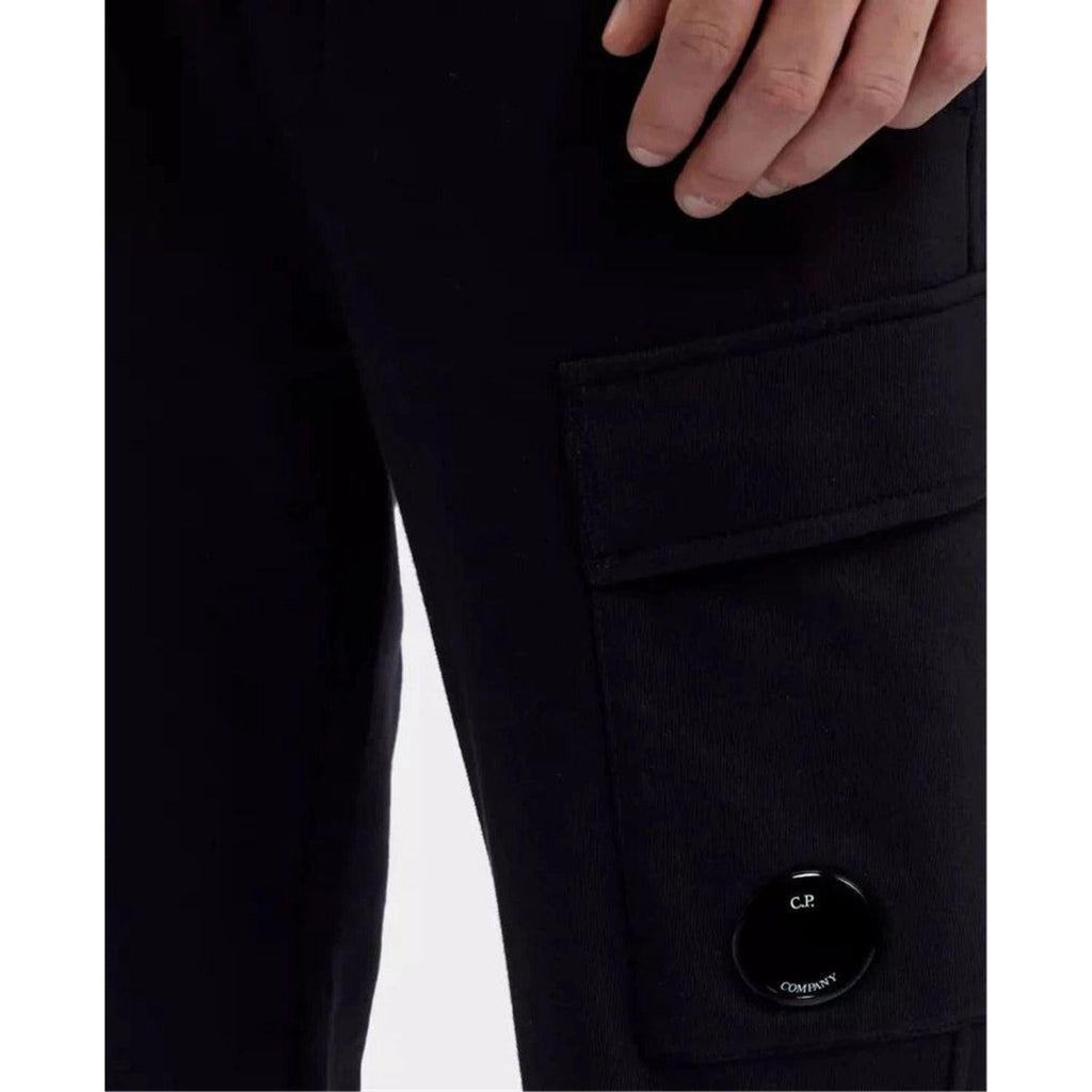 C.P. Company Men's Black Fleece Cargo Pants