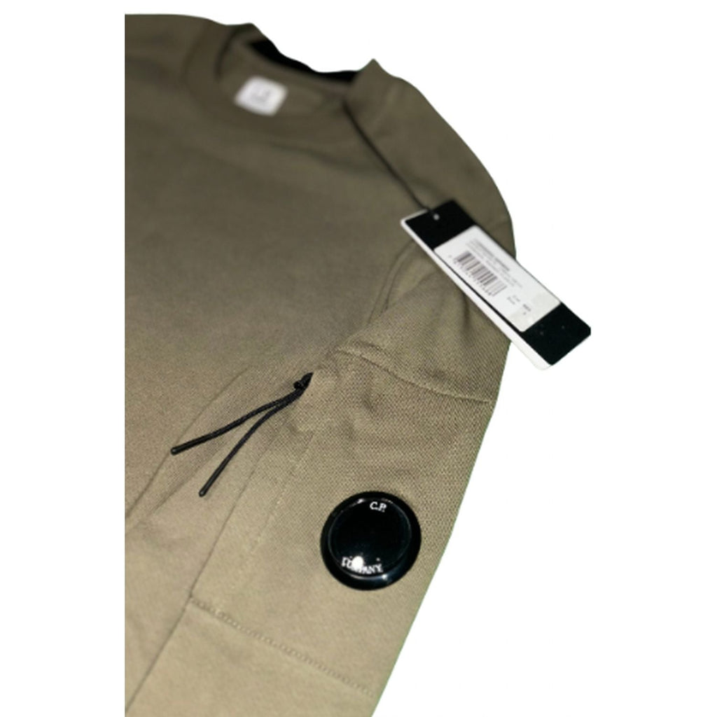 C.P. Company Men's Khaki Crew Sweatshirt