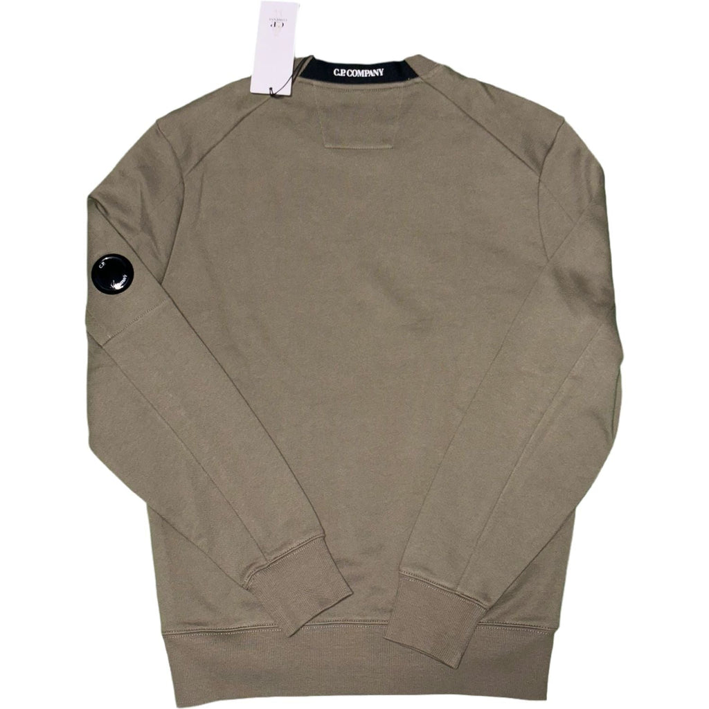 C.P. Company Men's Khaki Crew Sweatshirt