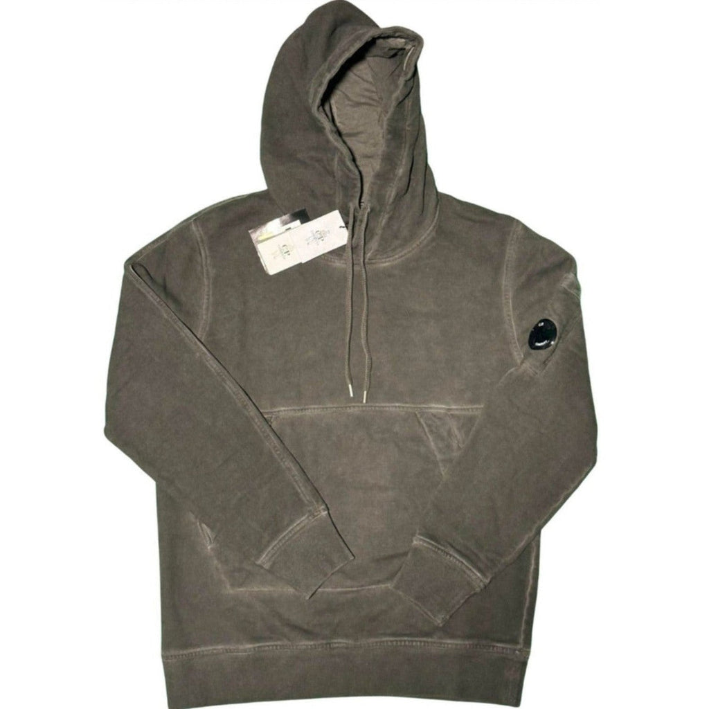 C.P. Company Men's 'Utility' Smokey Dyed Grey Hoodie