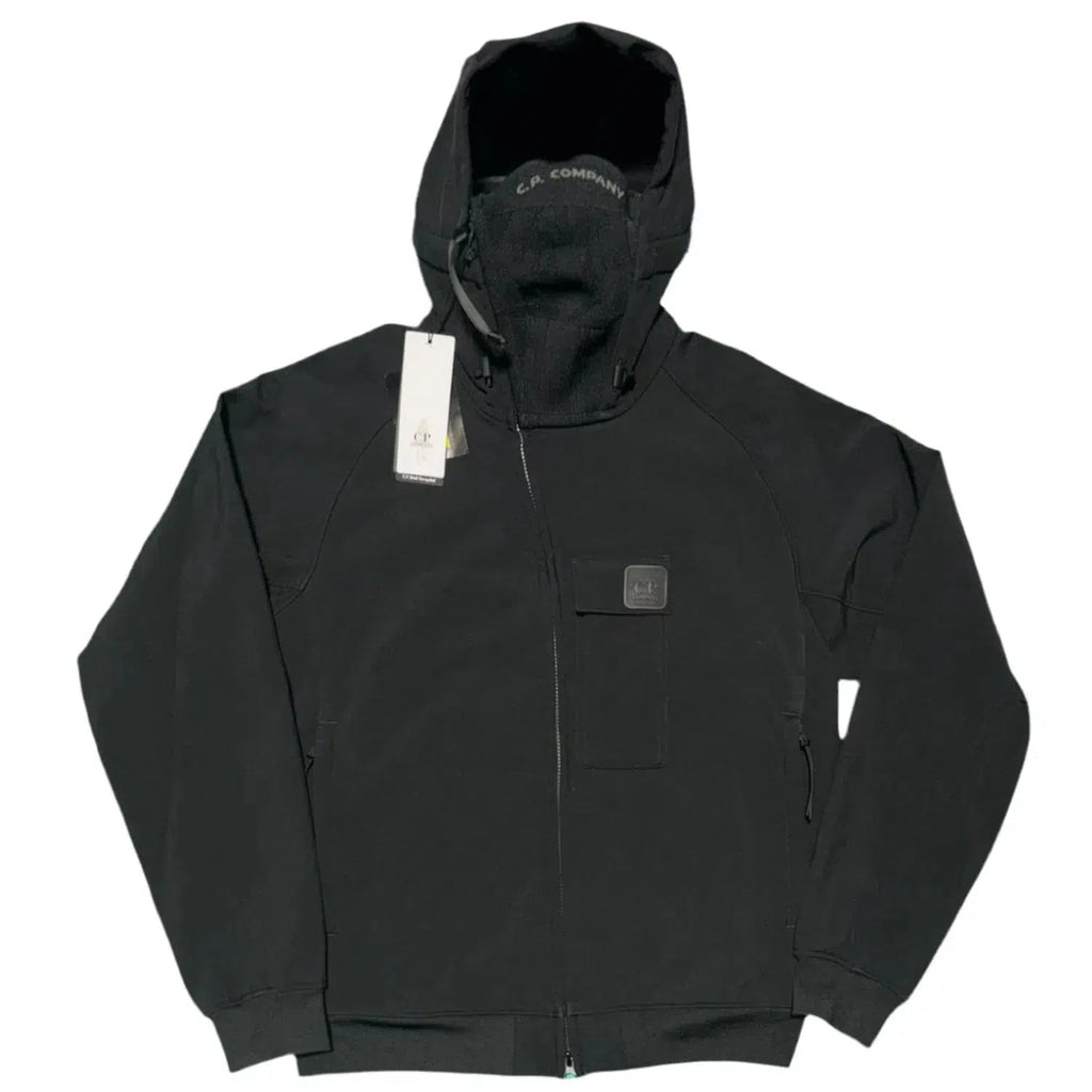 C.P. Company Shell-R Black Hooded Jacket 'Face-Mask'