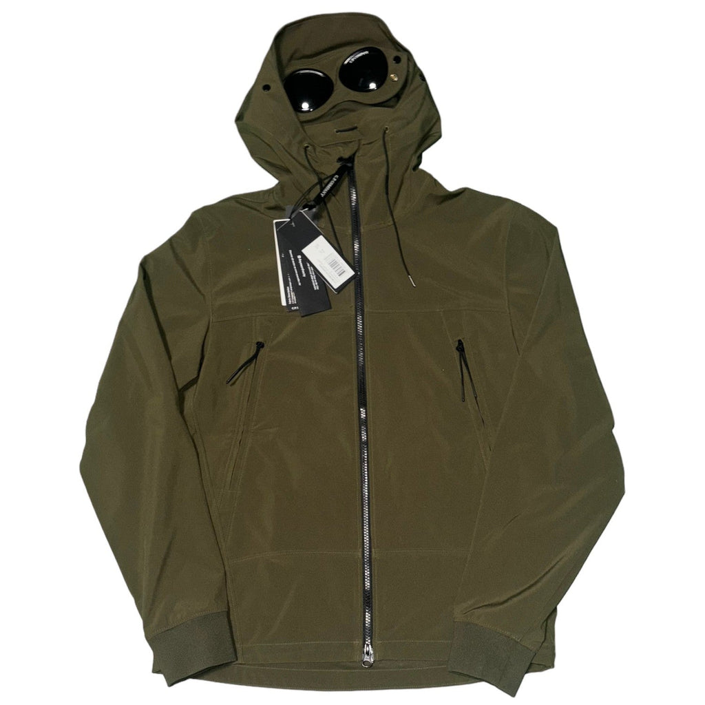 C.P. Company Shell R Green Googles Jacket