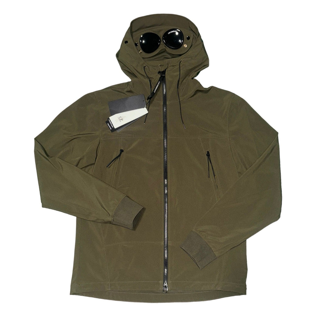 C.P. Company Shell R Green Googles Jacket