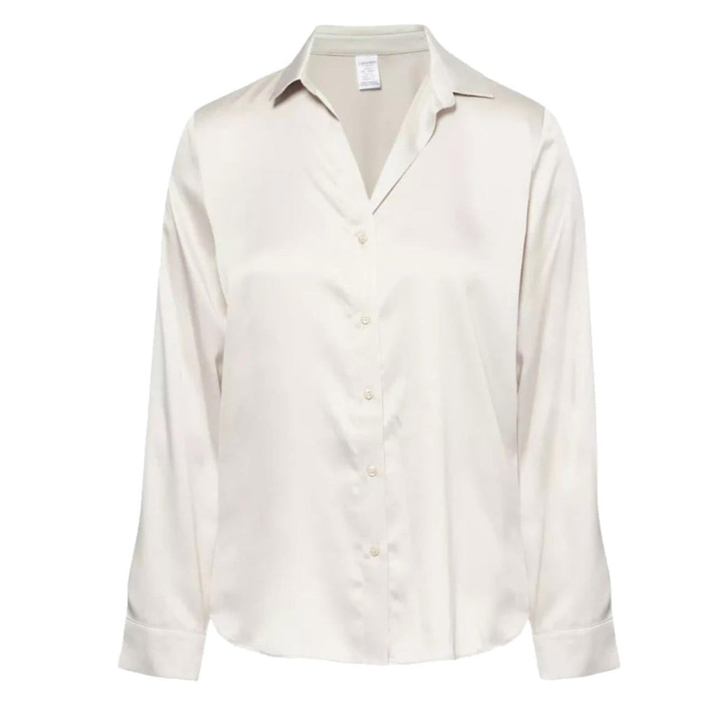 Calvin Klein Womens Satin Pyjama Top