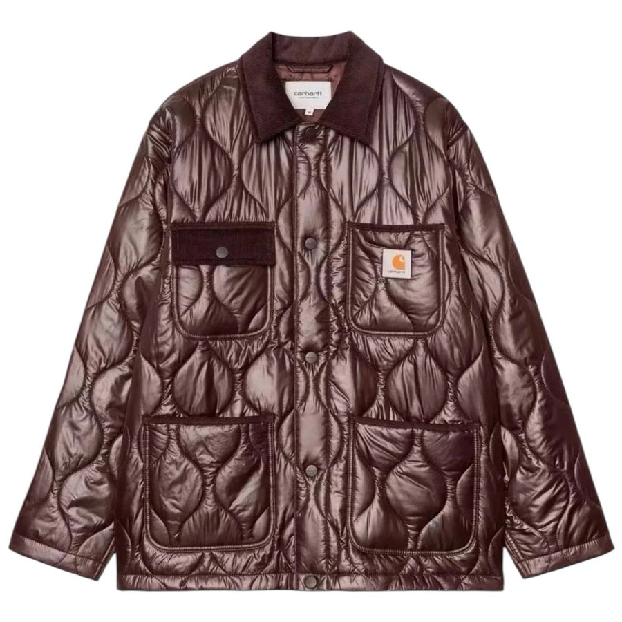Carhartt WIP Oscar Brown Quilted Chore Liner Jacket