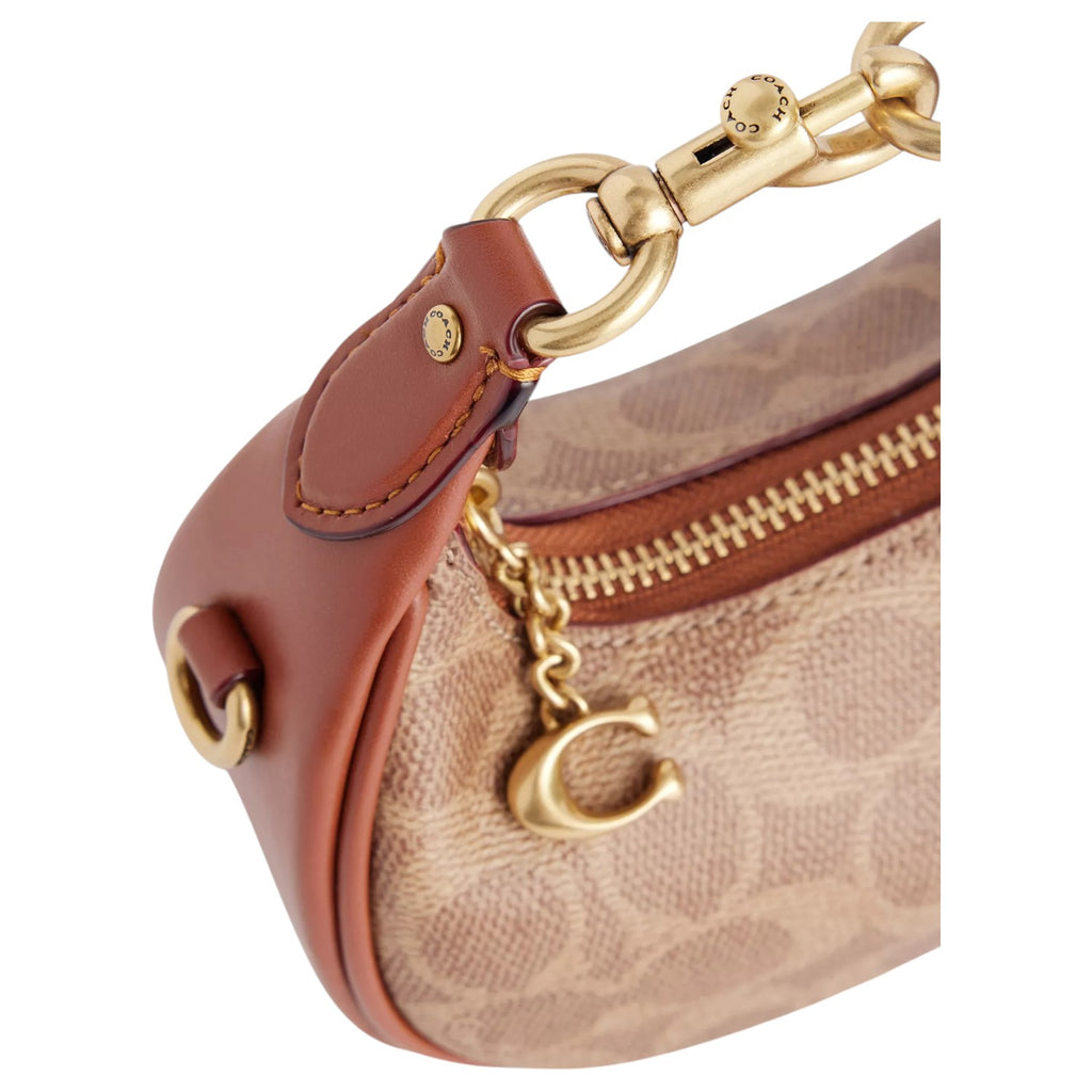 Coach Jonie Mini Leather Crossbody Bag Tan Caramel