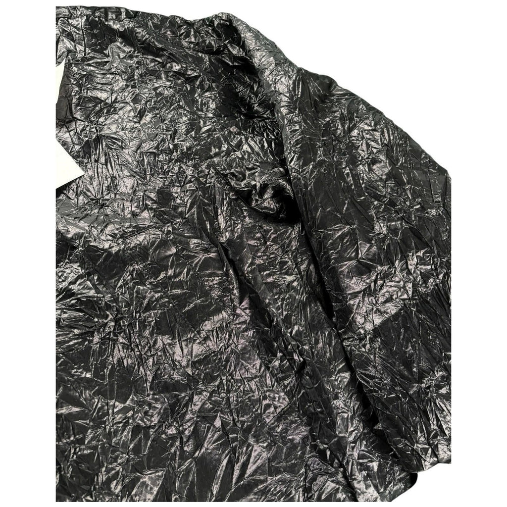 Cole Buxton Aluminium Crinkle Bomber Jacket