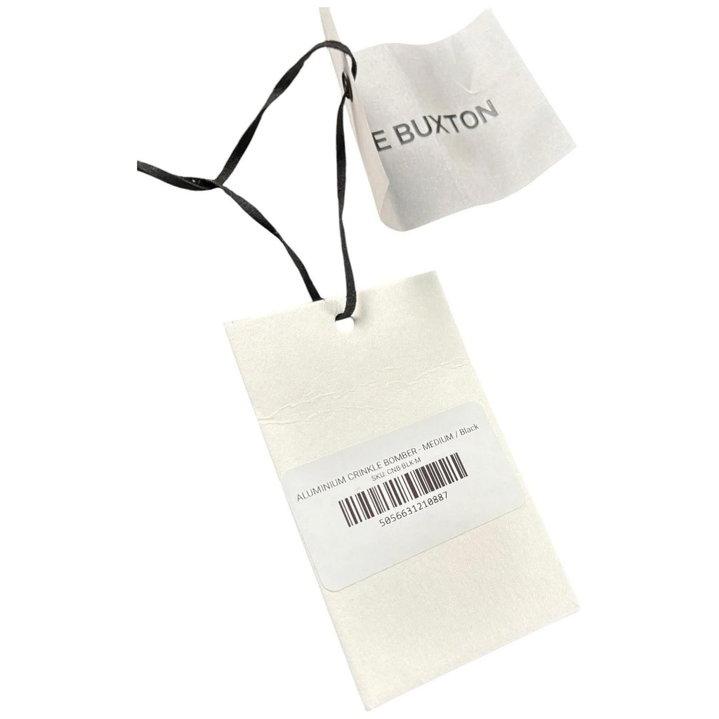 Cole Buxton Aluminium Crinkle Bomber Jacket