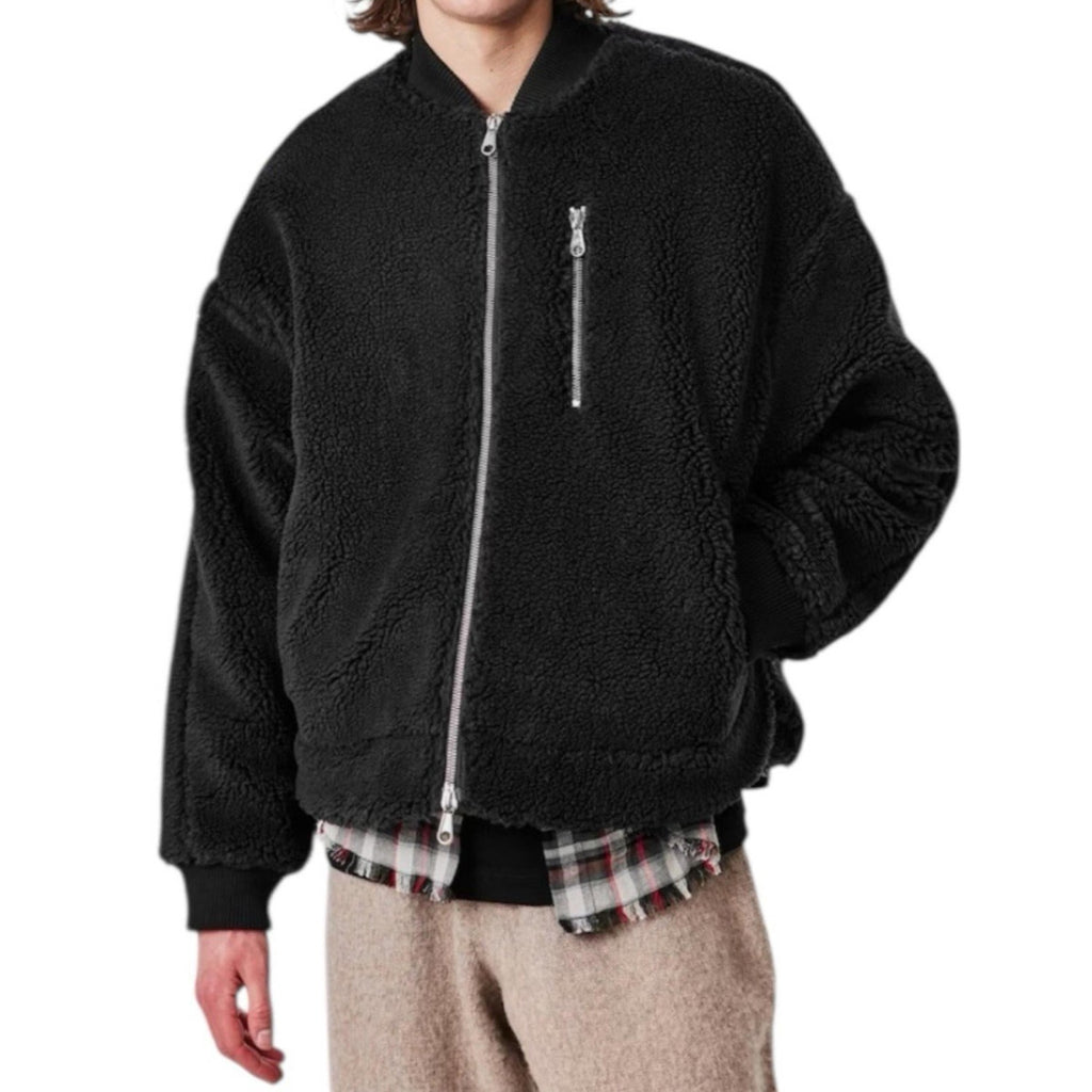 Cole Buxton Men's Fleece Bomber Jacket