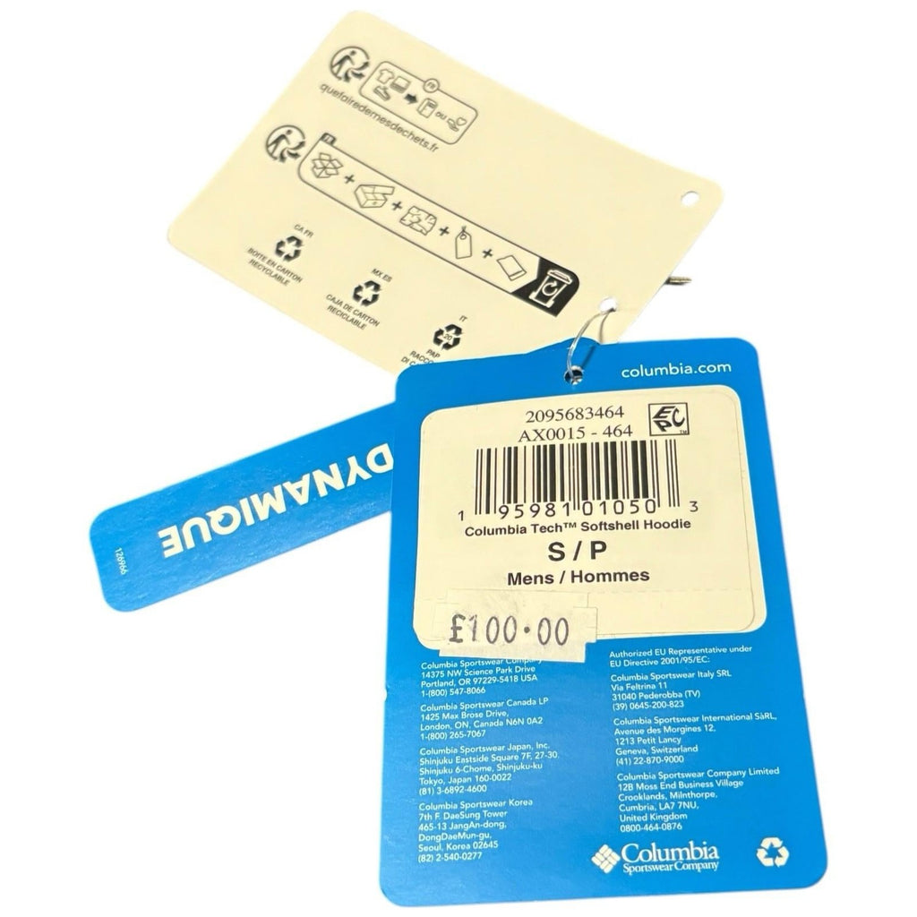 Columbia Sportswear Omni Tech Full Zip Blue Jacket